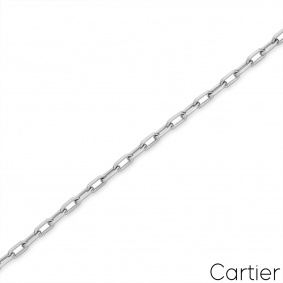 Cartier White Gold Link Bracelet